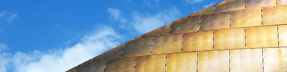 Copper is a popular architectural material.