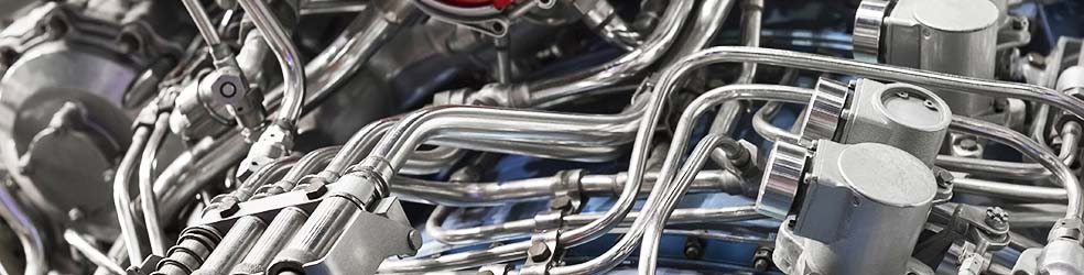 Stainless steel tubes are used in fuel line systems.